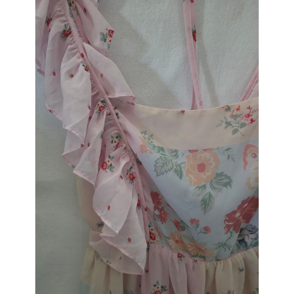 Pat a Cake Ruffles Pastel Fairy Chiffon Sun Dress Holly Hobbie Large Dolls Kil - Picture 2 of 9